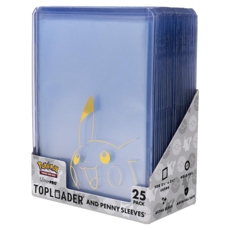 Ultra Pro Pikachu Toploader and Penny Sleeves Combo Pack 25
