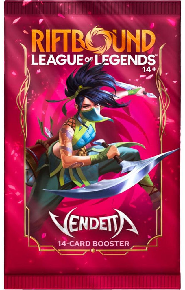 Riftbound League of Legends TCG Vendetta Booster Pack