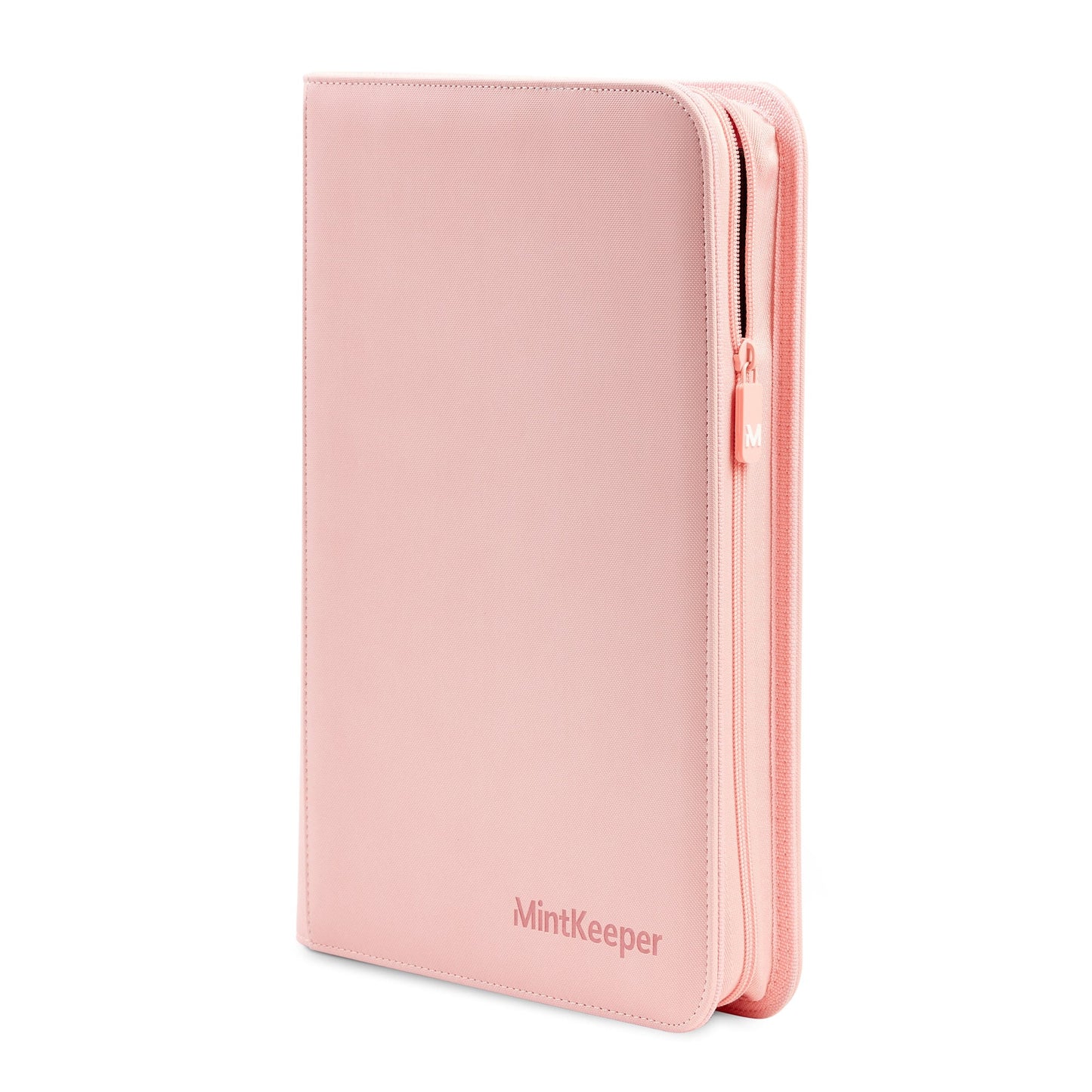 MintKeeper 9-Pocket Premium Zip Binder Pink