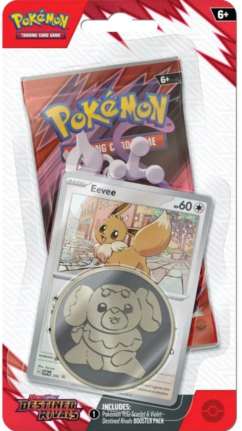 Pokémon TCG: Destined Rivals Single Pack Blister – Eevee Promo