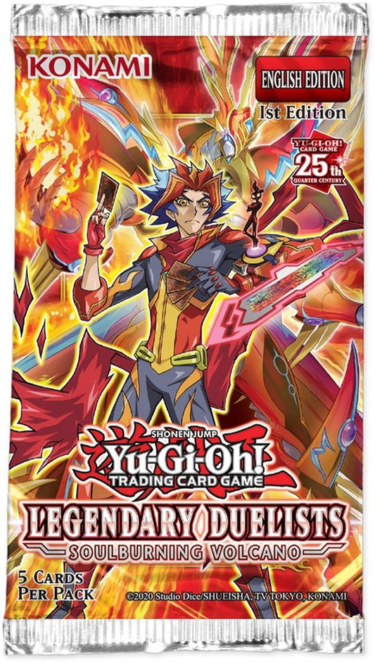 Yu-Gi-Oh! TCG Legendary Duelists Soulburning Volcano Booster Pack 1st Edition