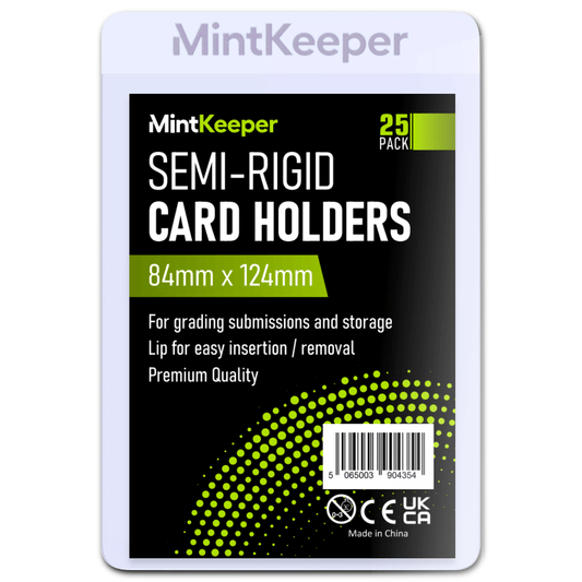 MintKeeper Semi Rigid Card Holders 25 pack