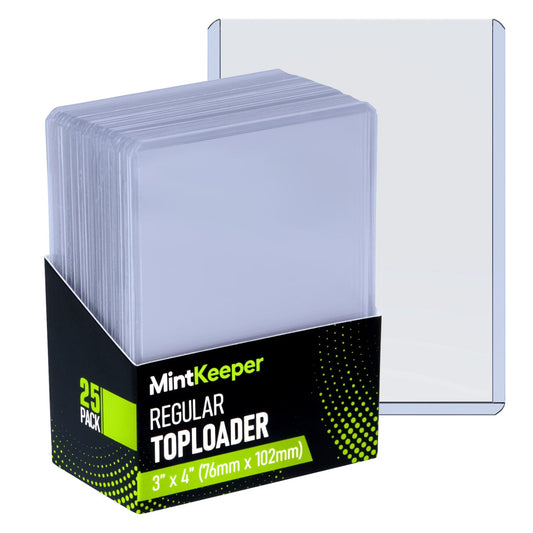MintKeeper 3x4 Regular Toploaders 25 Pack