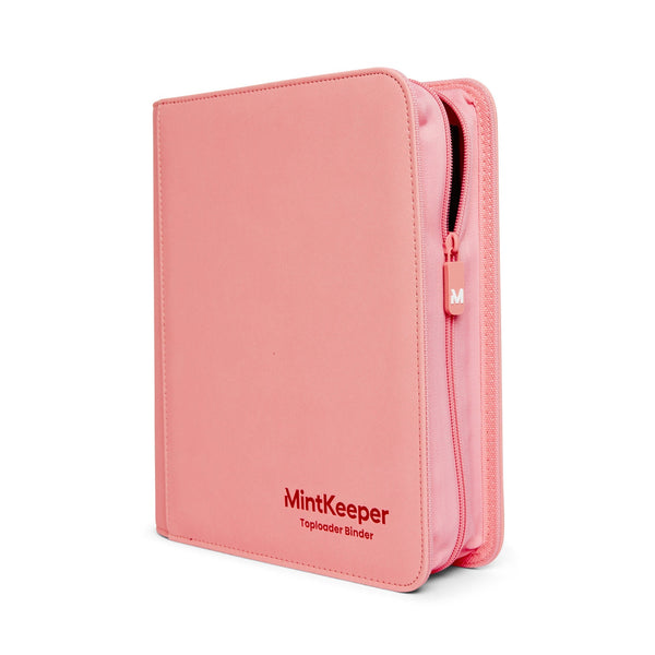 MintKeeper 4-Pocket Toploader Binder Pink