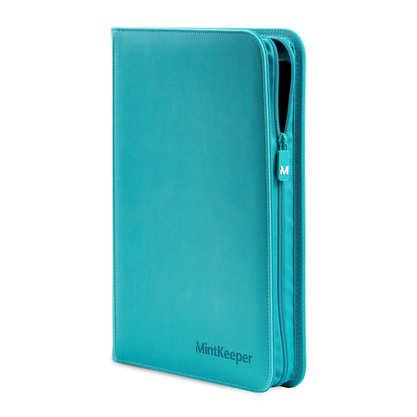 MintKeeper 9-Pocket Premium Zip Binder Aqua