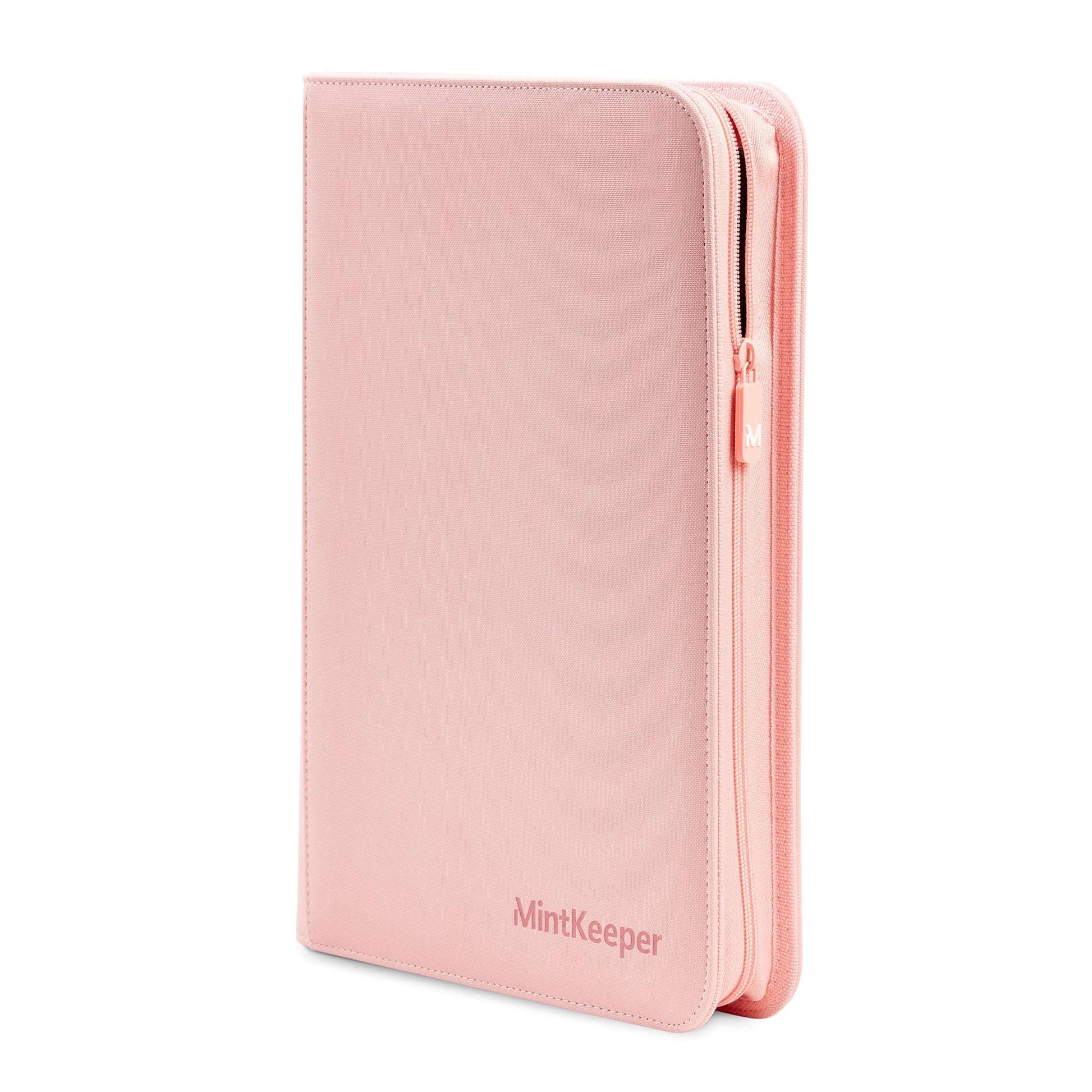 MintKeeper 9-Pocket Premium Zip Binder Pink