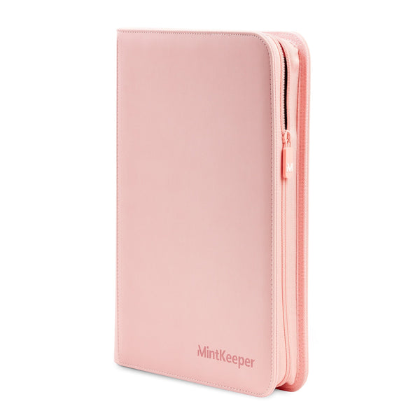 MintKeeper 9-Pocket Premium Zip Binder Pink