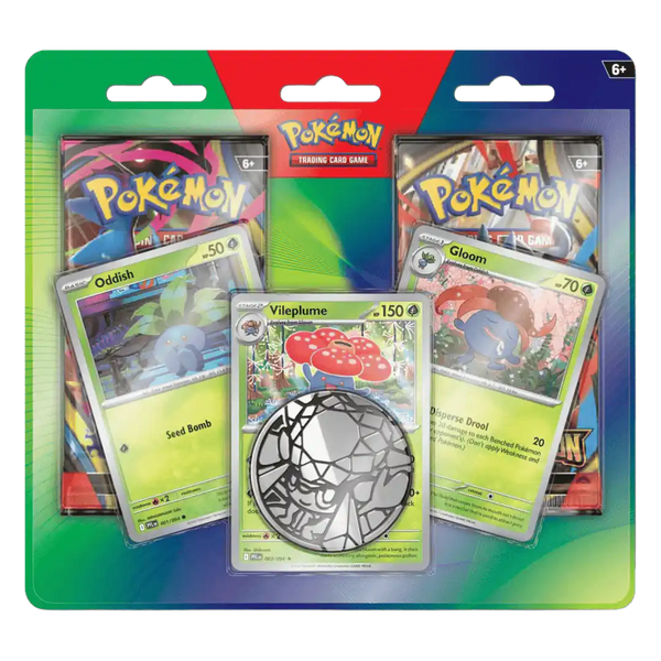 Pokémon TCG Oddish Gloom Vileplume 2-pack blister