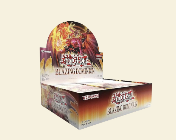 Blazing Dominion Yu-Gi-Oh Booster Box - 24 packs display box