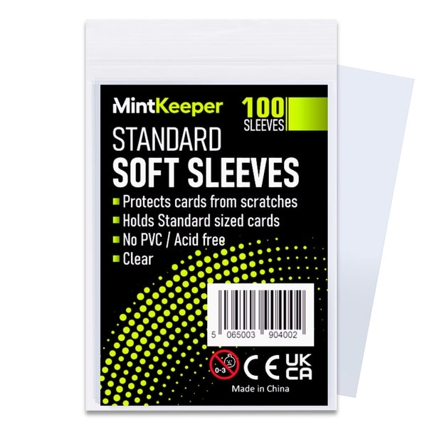 MintKeeper Standard Soft Card Sleeves 100 Count