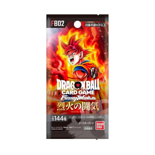 Dragon Ball Super Card Game Fusion World: Blazing Aura Booster Pack [FB02] (Japanese)