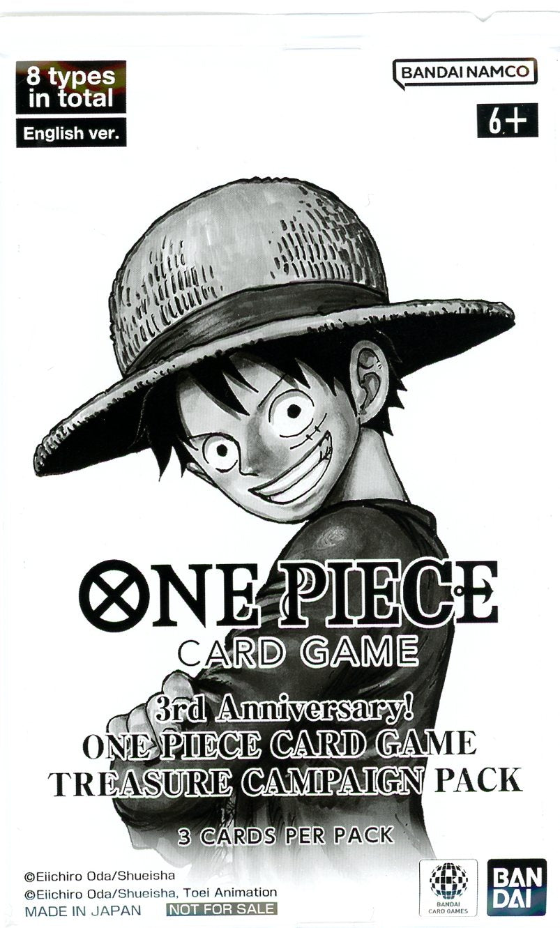 One Piece 3rd Anniversary Treasure Campaign Pack English