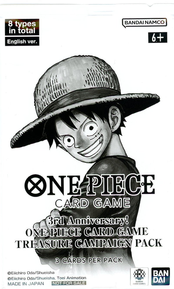 One Piece 3rd Anniversary Treasure Campaign Pack English