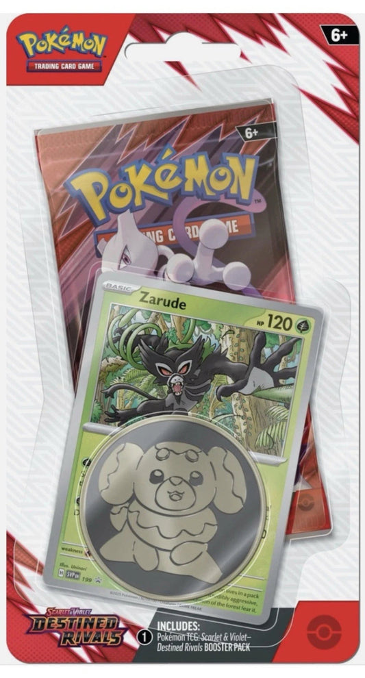 Pokémon TCG: Destined Rivals Single Pack Blister – Zarude Promo