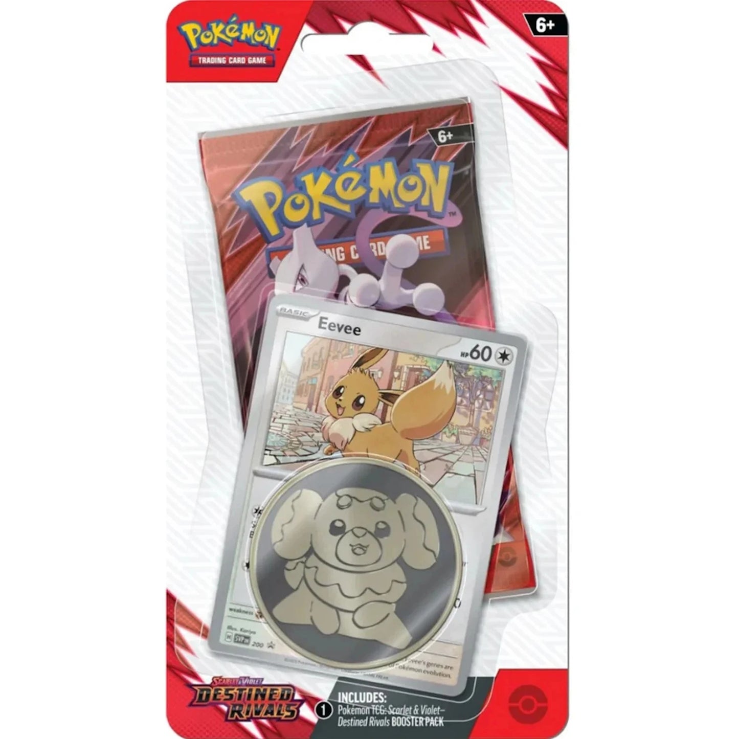 Pokémon TCG: Destined Rivals Single Pack Blister – Eevee Promo